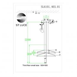 Изображение продукта Подвесной светодиодный светильник ST Luce Isola SL6101.403.01 
